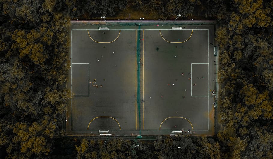 soccer field, no people, built structure, wall - building feature HD wallpaper
