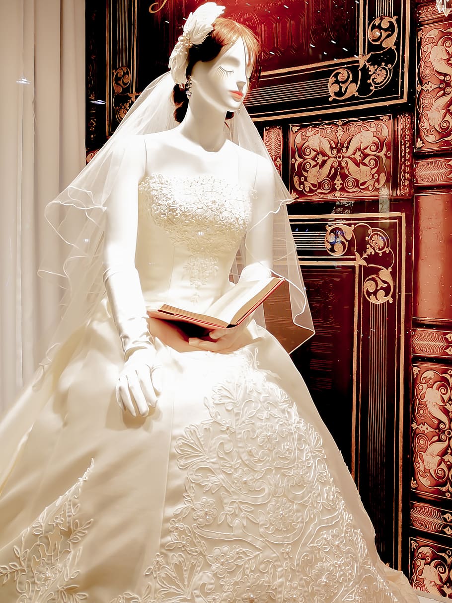 apparel, clothing, person, human, wedding gown, fashion, robe HD wallpaper