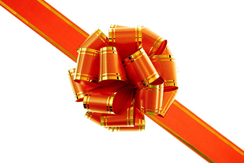 bow, ribbon, red, gift, holiday, white, shine, satin, background HD wallpaper