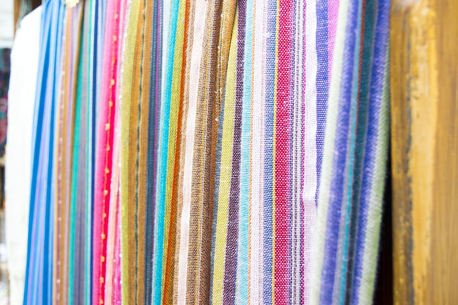 italy, alberobello, multi colored, textile, choice, variation HD wallpaper
