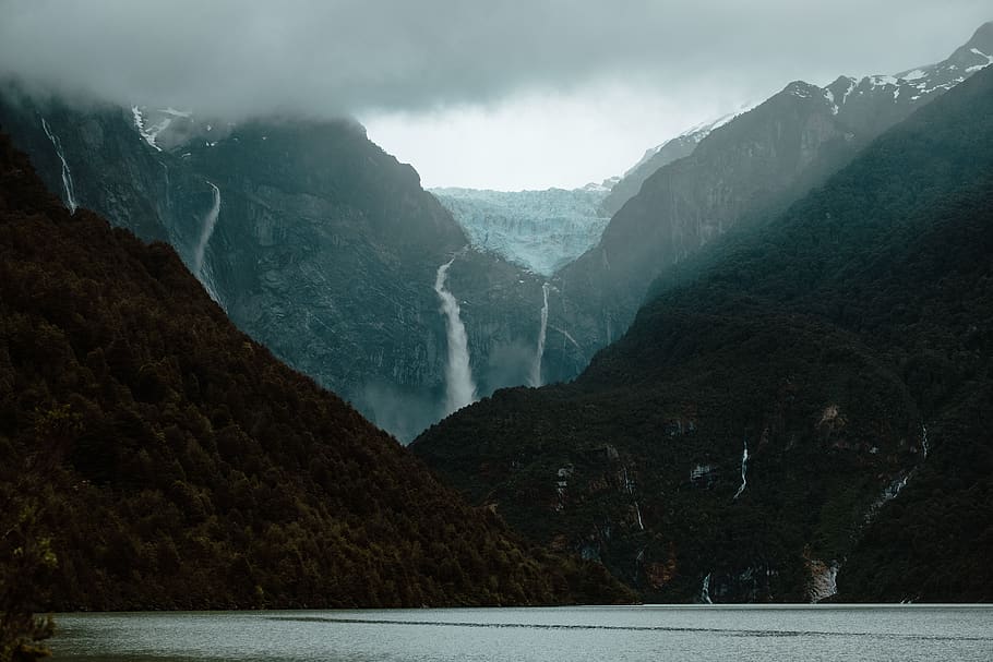 nature, mountain, outdoors, mountain range, slope, peak, ice HD wallpaper