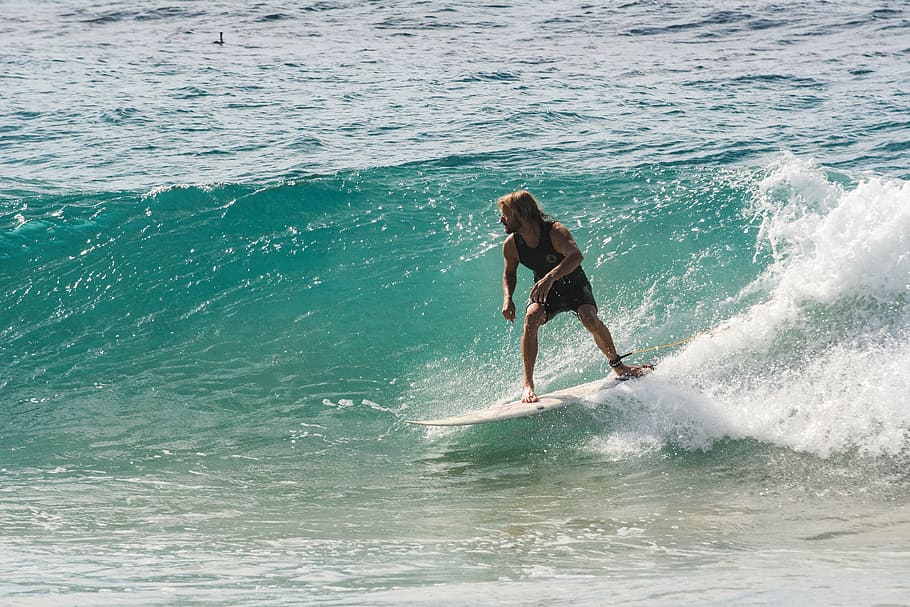 sea, man, person, beach, action, athlete, fun, leisure, ocean HD wallpaper