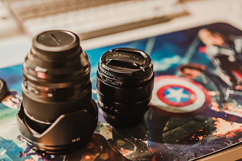 electronics, camera lens, person, human, apparel, helmet, clothing HD wallpaper