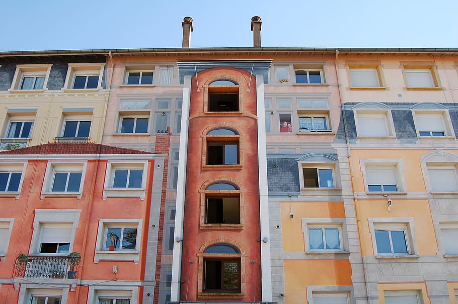 architecture, building, structure, window, sky, building exterior HD wallpaper