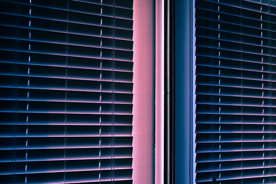 silver vinyl blinds, full frame, no people, pattern, backgrounds HD wallpaper
