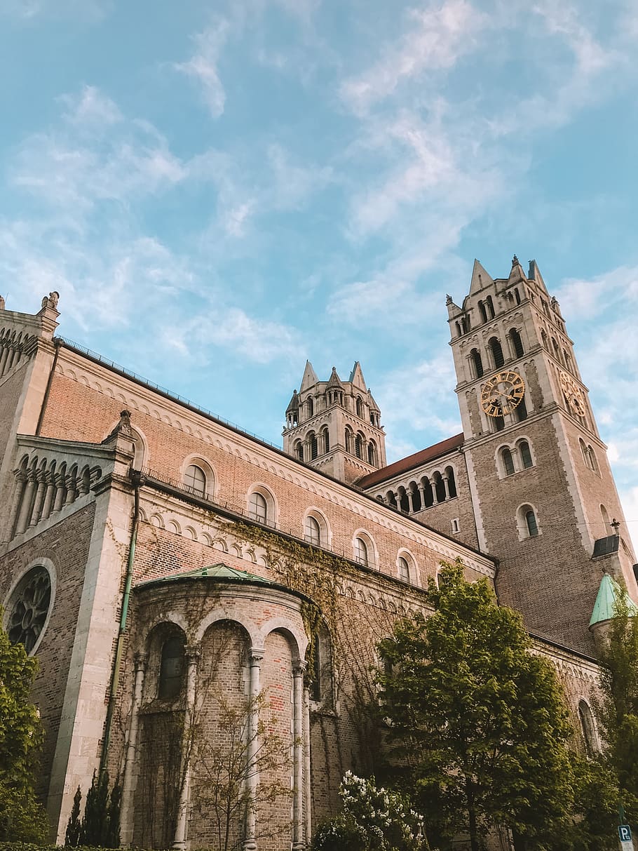 architecture, spire, building, steeple, tower, outdoors, church HD wallpaper