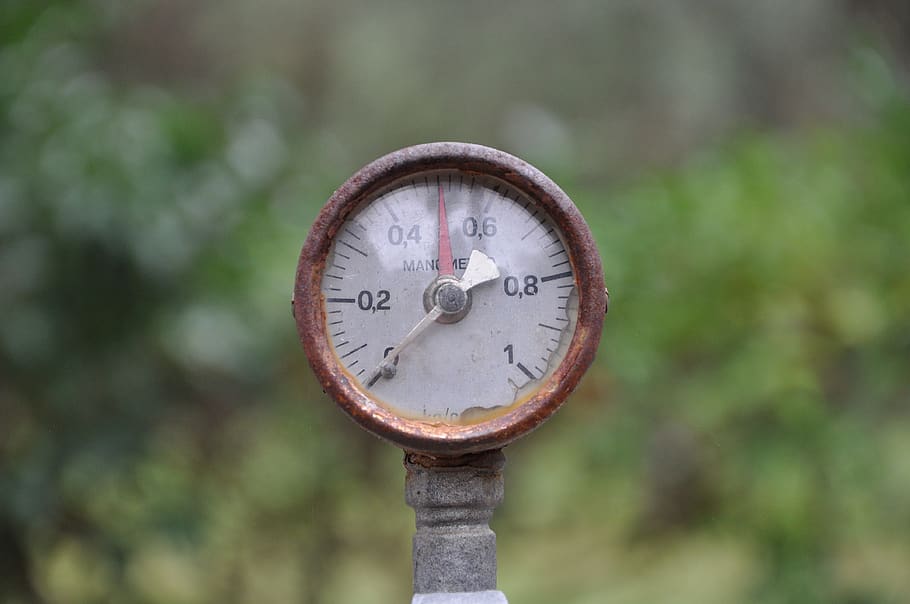 gauge, ad, technology, rust, instruments, rusty, focus on foreground HD wallpaper