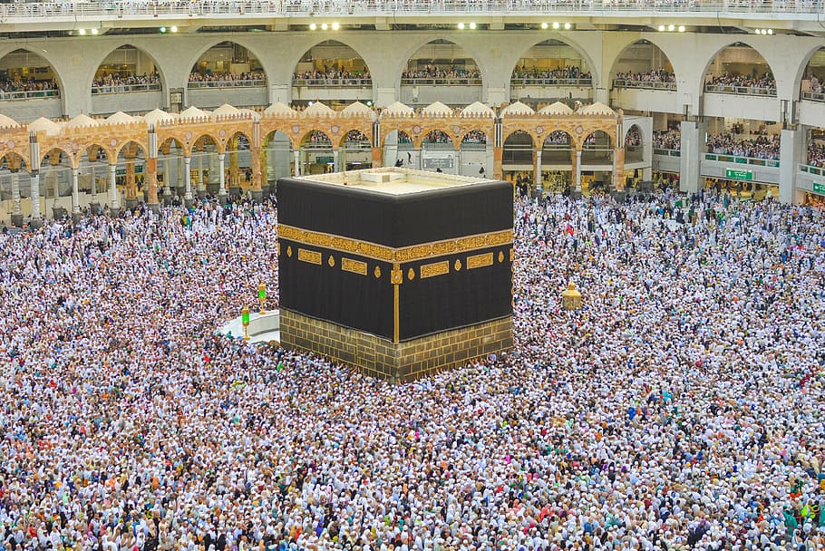 Kaaba, Mecca, muslim, islam, religion, person, masjid, masjidilharam, HD wallpaper