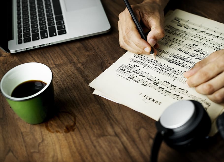 coffee, compose, computer, connection, cup, daily, device, digital HD wallpaper