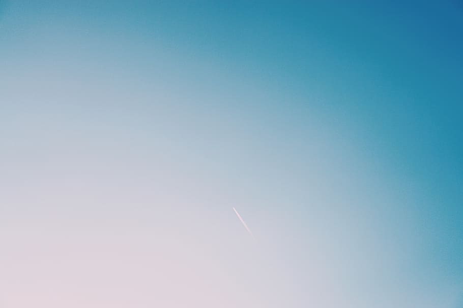 flight, jet, sky, clean, minimal, blue, clear sky, beauty in nature HD wallpaper