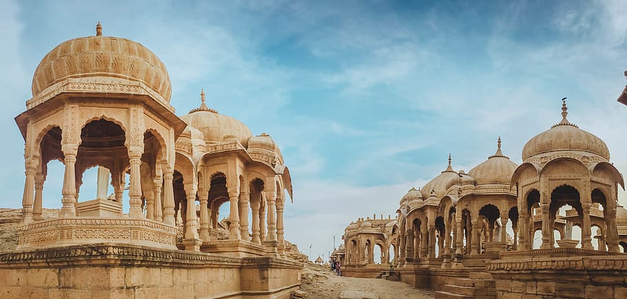 brown concrete temples during daytime, architecture, building HD wallpaper