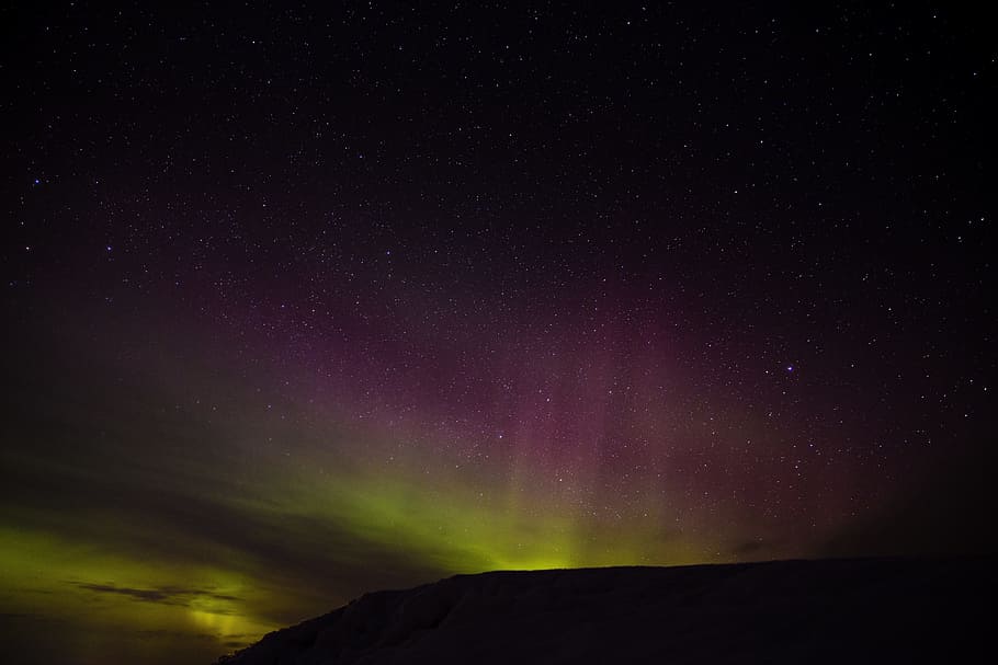 dark, night, clouds, sky, astrophotography, stars, galaxy, colors HD wallpaper