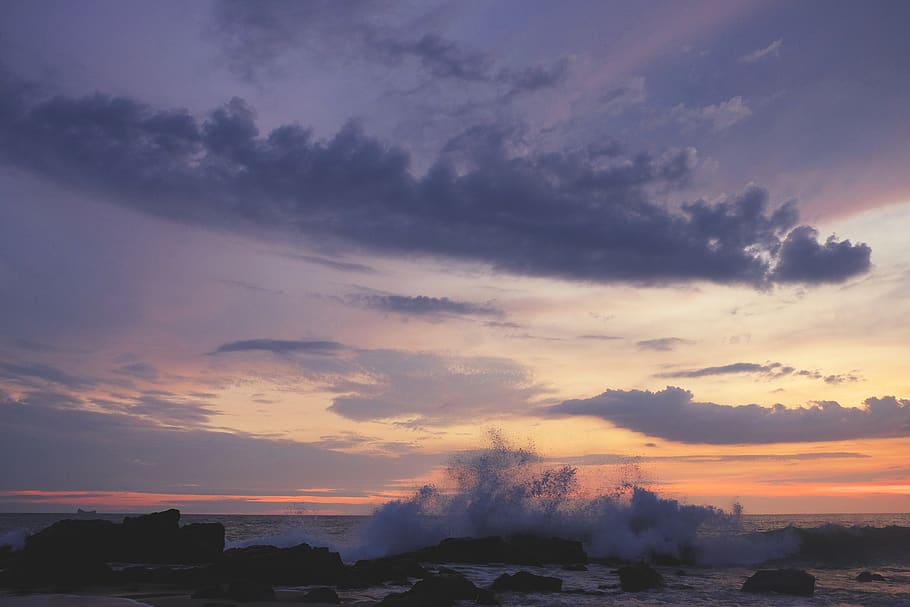 sky, cloud - sky, sunset, scenics - nature, beauty in nature HD wallpaper