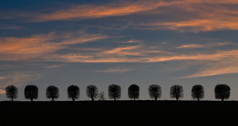 sky, nature, sunset, landscape, clouds, scenic, evening, beautiful HD wallpaper