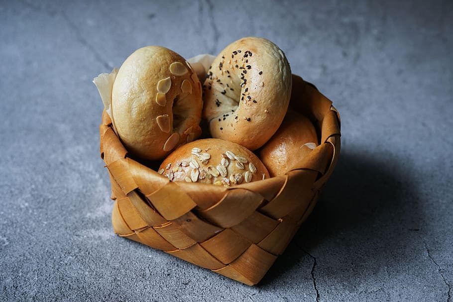 Basket Of Breads, delicious, food, tasty, food and drink, freshness HD wallpaper