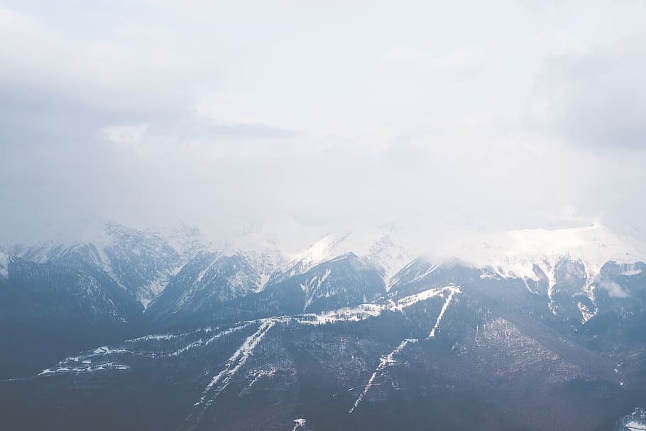 outdoors, mountain, nature, mountain range, peak, ice, snow HD wallpaper