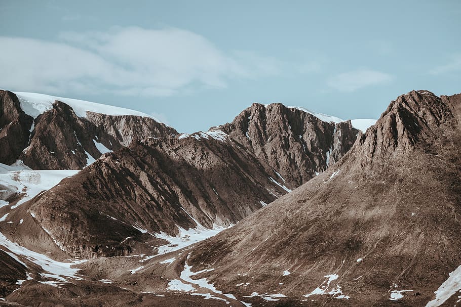 brown mountains during daytime, outdoors, nature, mountain range HD wallpaper