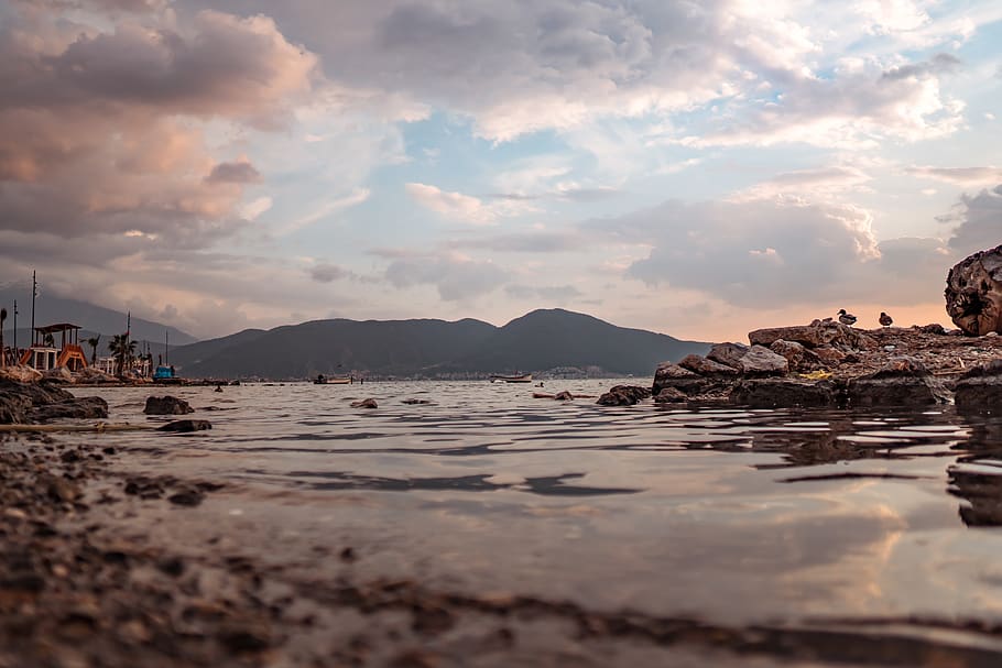 sky, water, cloud - sky, scenics - nature, sea, beauty in nature HD wallpaper
