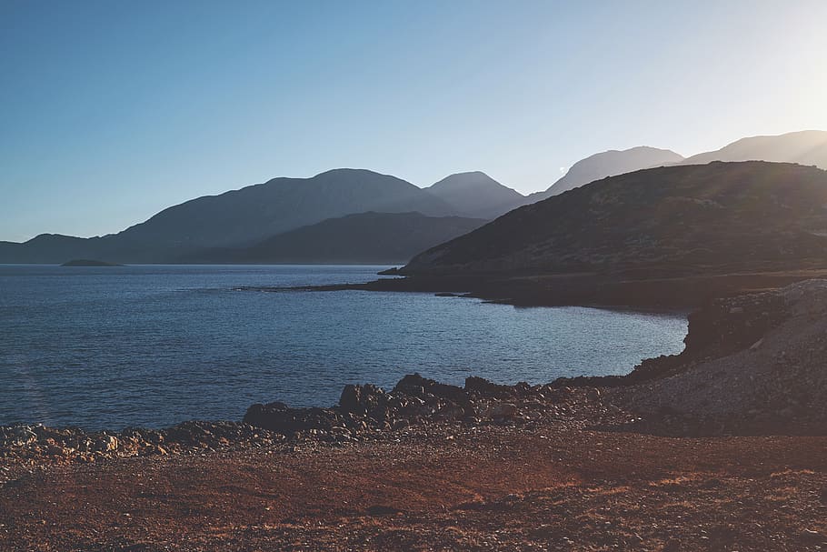 Photo of Sea and Mountain, daylight, daytime, landscape, mountain range HD wallpaper