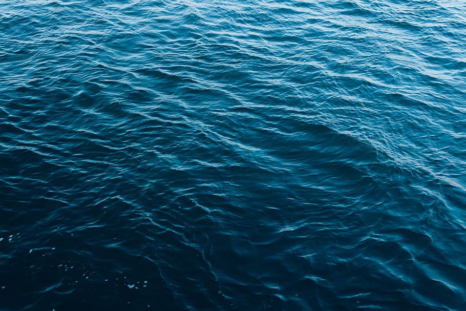body of water, ripple, ocean, sea, portugal, aveiro, blue, nature, HD wallpaper
