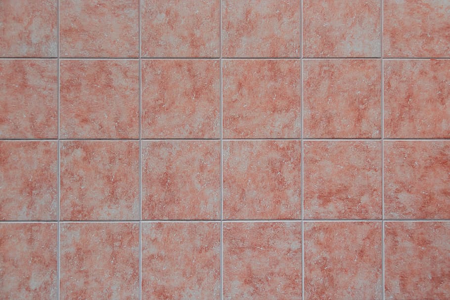maroon ceramic tiles, backgrounds, full frame, flooring, pattern, HD wallpaper