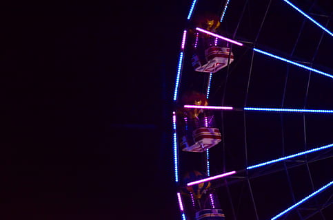 lighting, leisure activities, led, laser, amusement park, plywood HD wallpaper