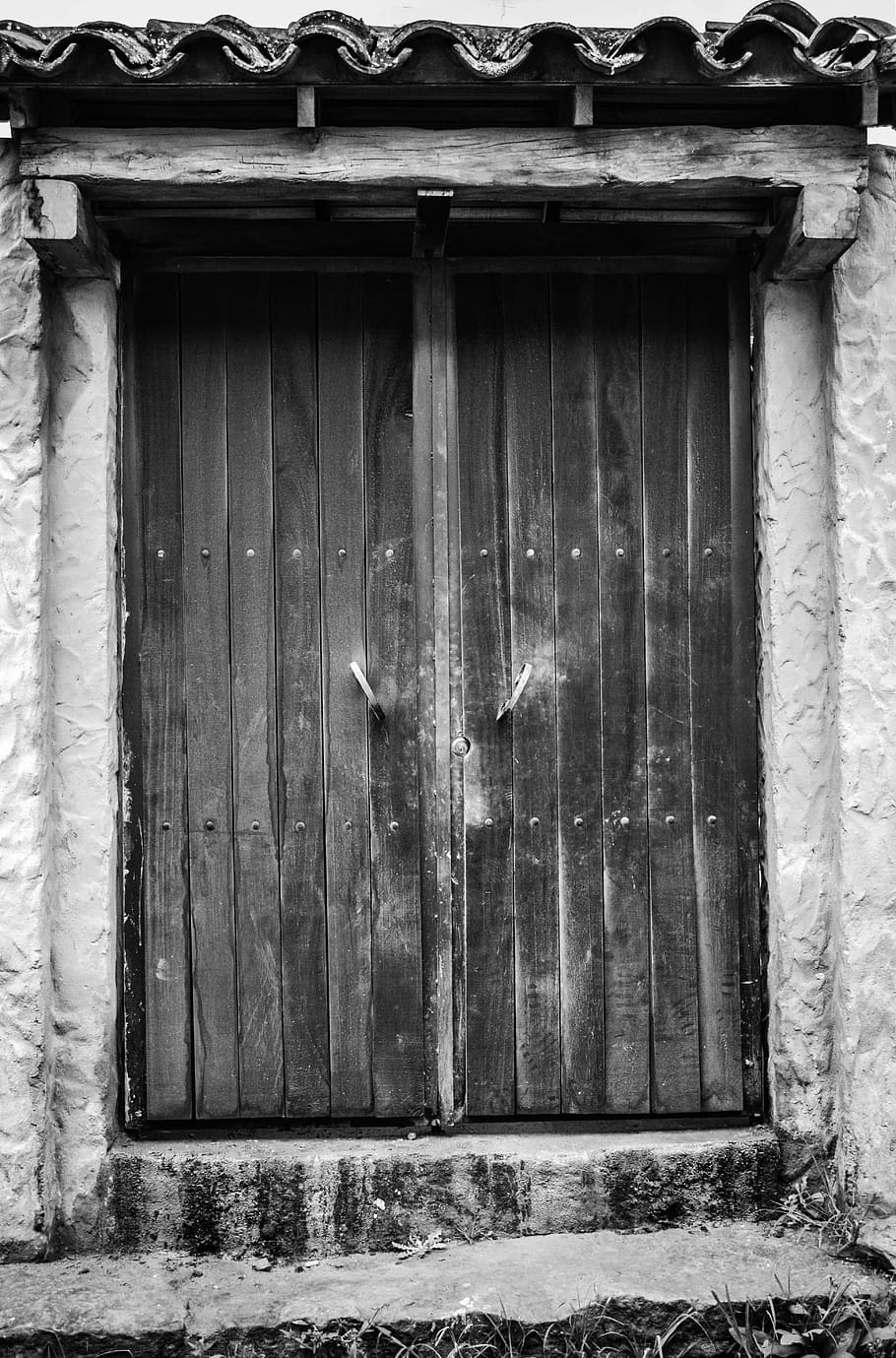 colombia, pamplona, door, wood, country house, wood door, old wood, HD wallpaper