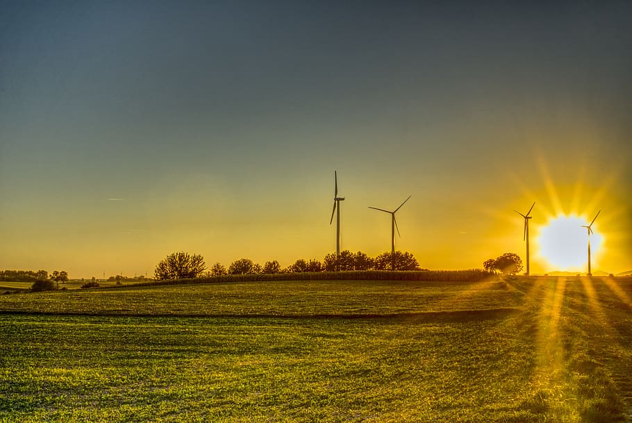 sunset, mood, dusk, sky, abendstimmung, evening, clouds, afterglow HD wallpaper