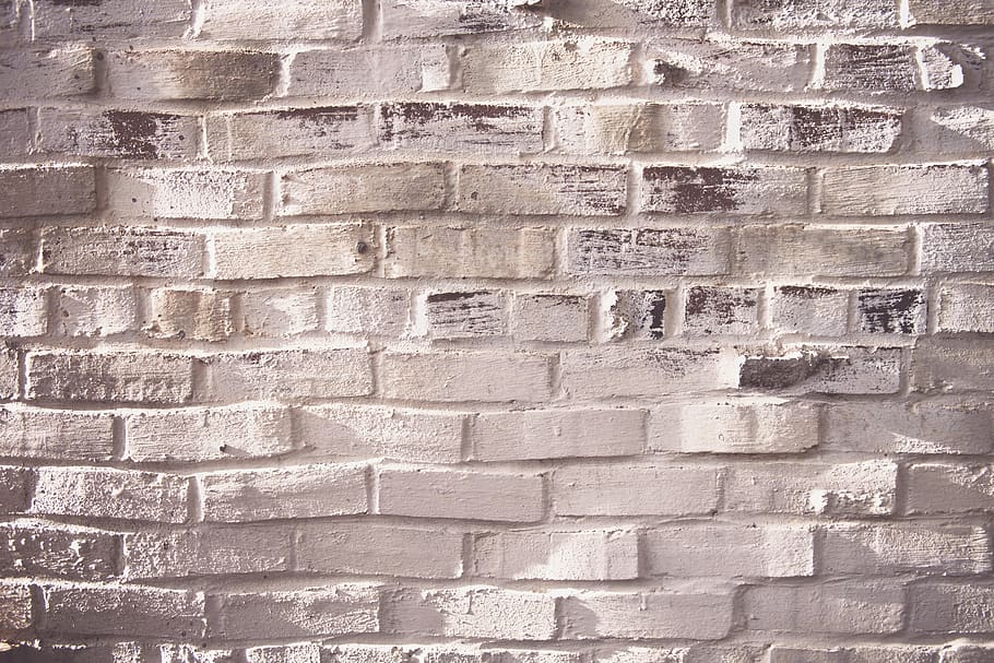 gray concrete wall bricks, backgrounds, wall - building feature HD wallpaper