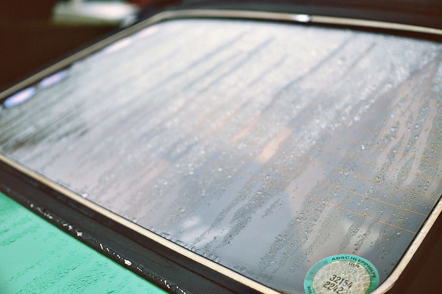 car, window, youngtimer, muscle car, rain, steamed, condensed HD wallpaper