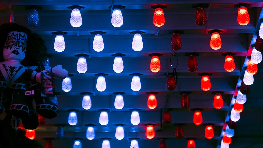 windsor, canada, bulb, fair, kiss, doll, summer, lights, illuminated HD wallpaper