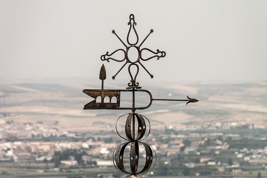 granada, spain, albaicín, arrow, structure, sculpture, weathervane HD wallpaper