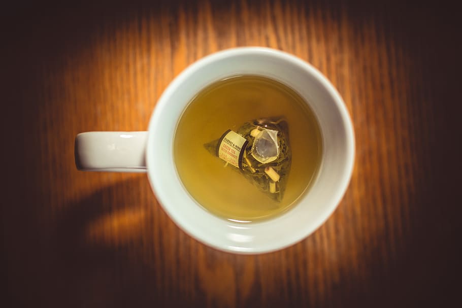 tea, cup, mug, drinks, food and drink, refreshment, directly above HD wallpaper