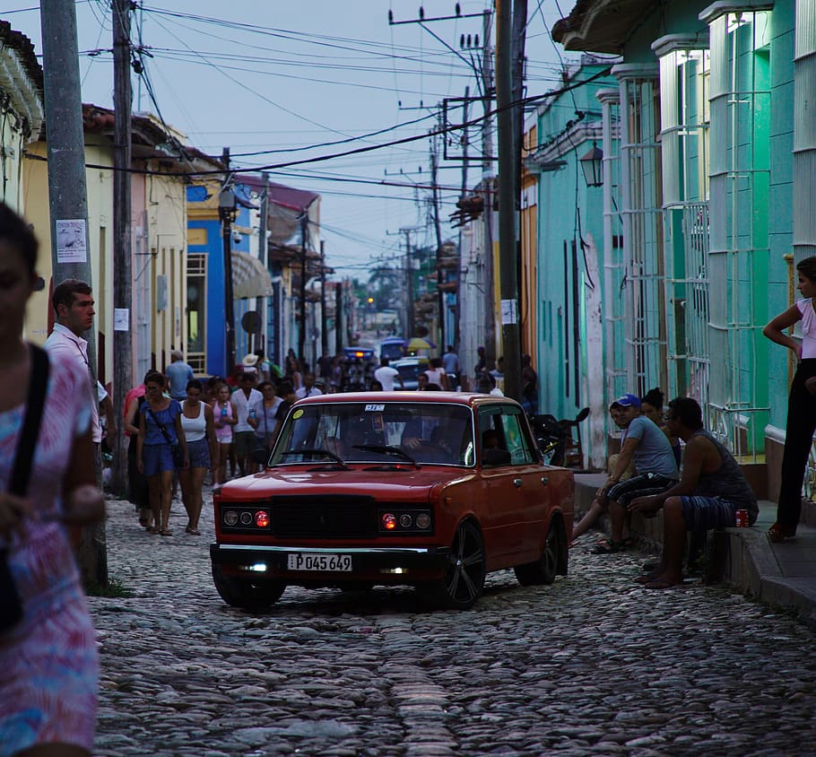 cuba, trinidad, mode of transportation, city, land vehicle HD wallpaper