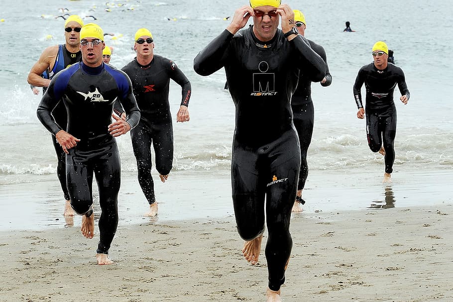 running, runner, triathlon, race, racing, competition, sport HD wallpaper