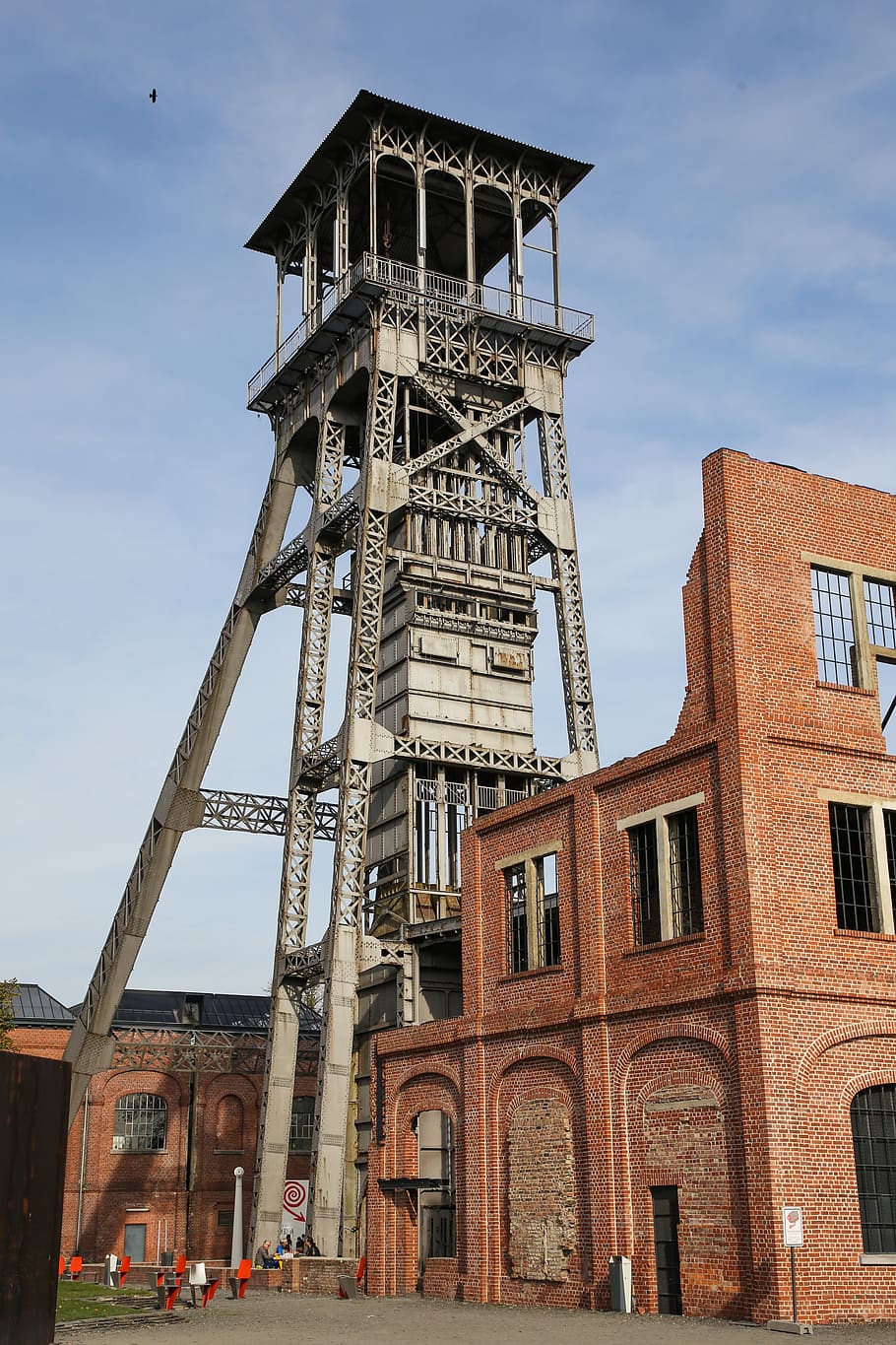headframe, bill, conveyor system, mining, decommissioning, industry HD wallpaper