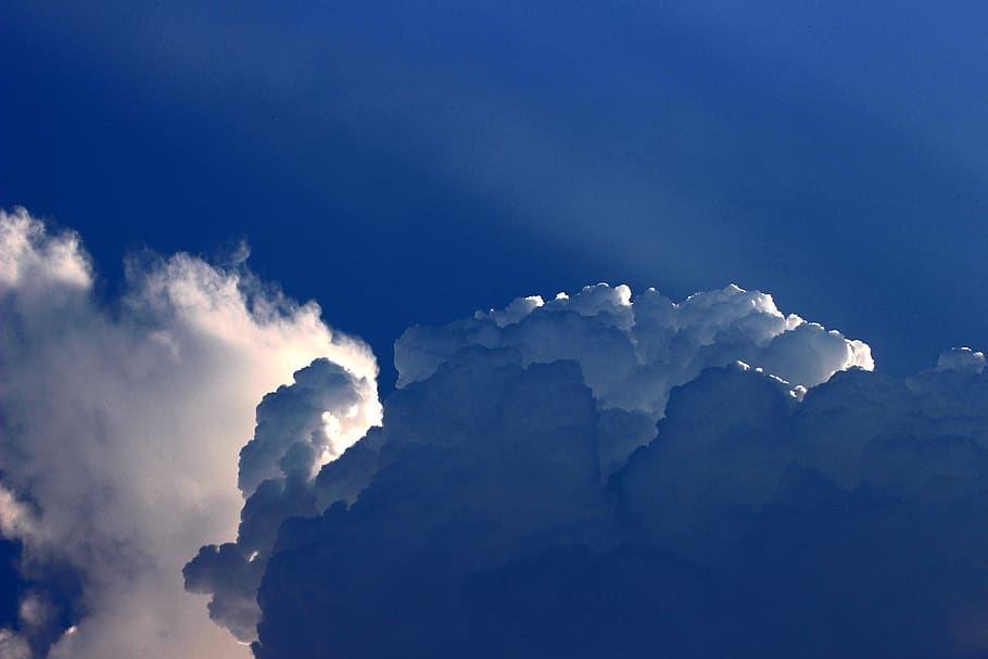 cloud, sky, blue sky, landscape, nature, sunset, atmosphere HD wallpaper