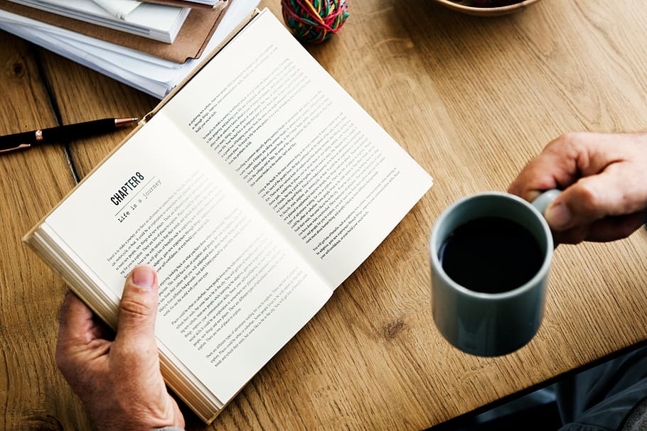 book, table, read, knowledge, wisdom, coffee, people, hand HD wallpaper