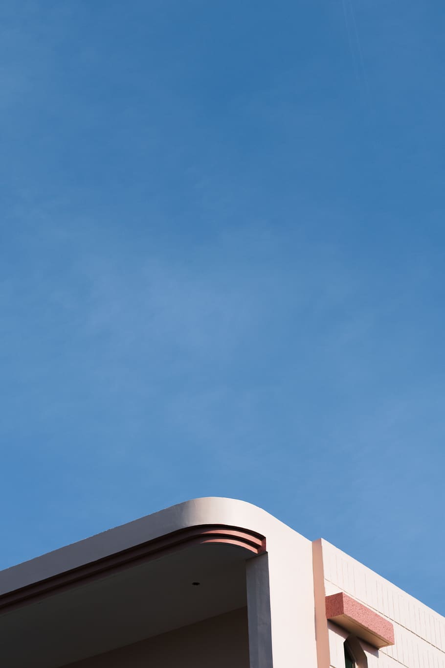 sky, blue, minimal, summer, architecture, india, sunlight, curves HD wallpaper