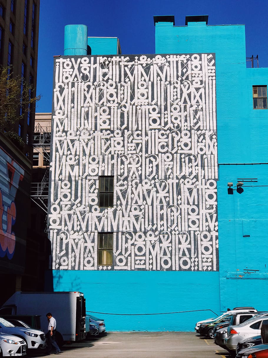 graffiti filled building, architecture, building exterior, built structure HD wallpaper