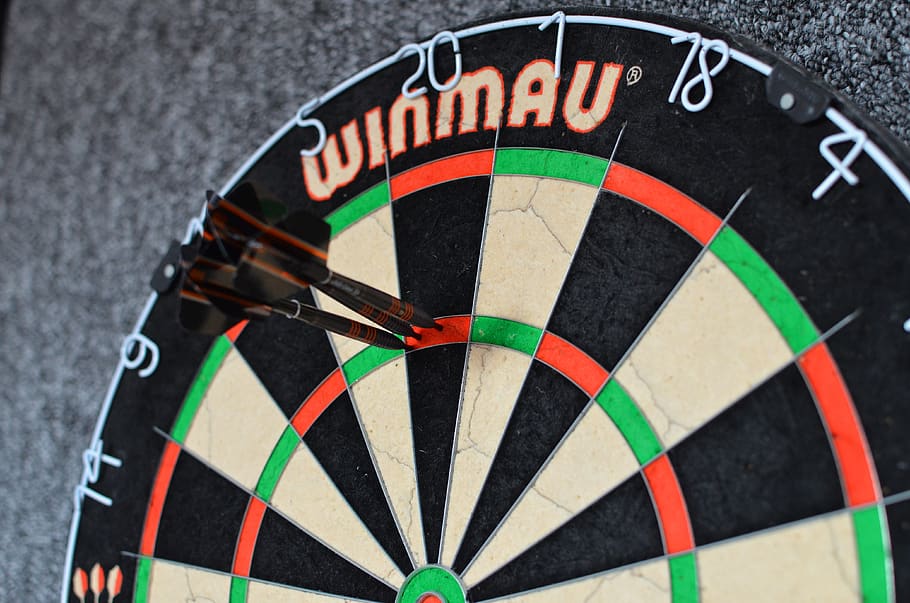 darts, dart board, arrows, target, accuracy, precision, 180