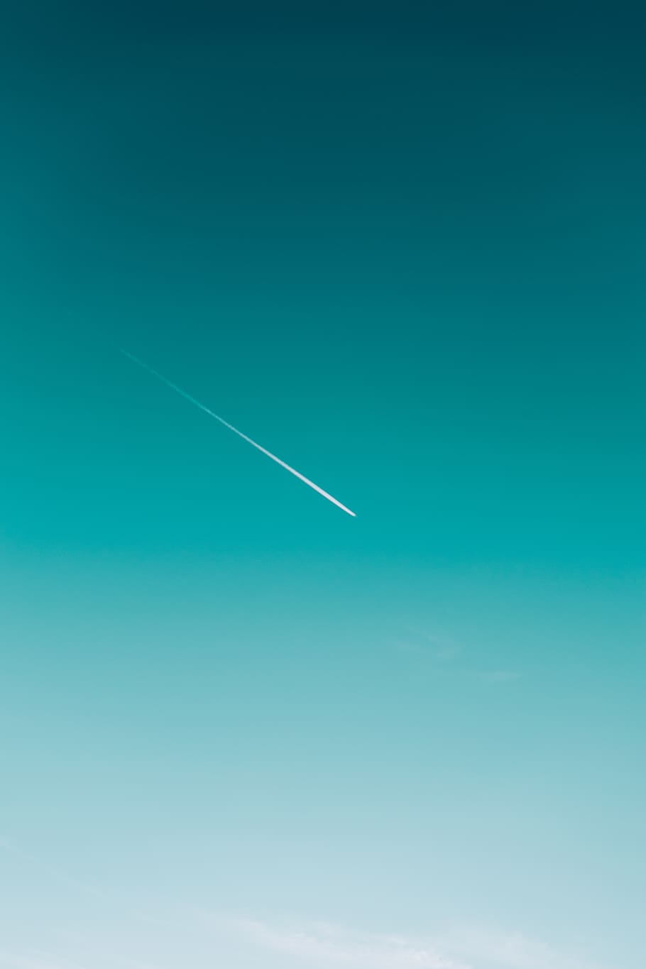 jetplane, vapor trail, cloud - sky, transportation, blue, low angle view HD wallpaper