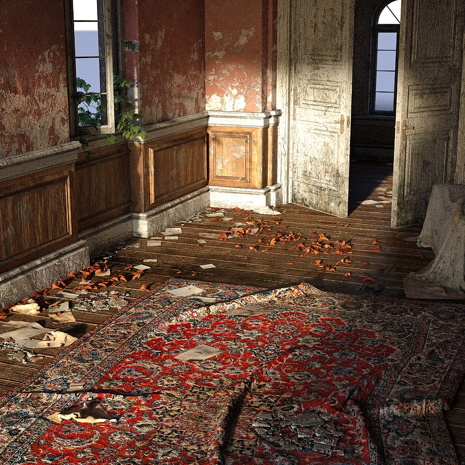 ruin, abandoned, old, broken, building, lapsed, decay, break up HD wallpaper