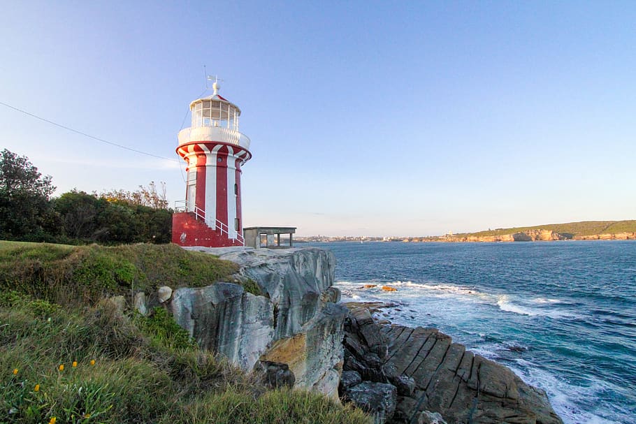 australia, south head, hornby lighthouse, edge, calm, peaceful, HD wallpaper