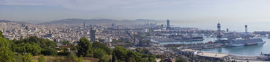 barcelona, spain, city, landscape, inspiration, beauty, architecture HD wallpaper