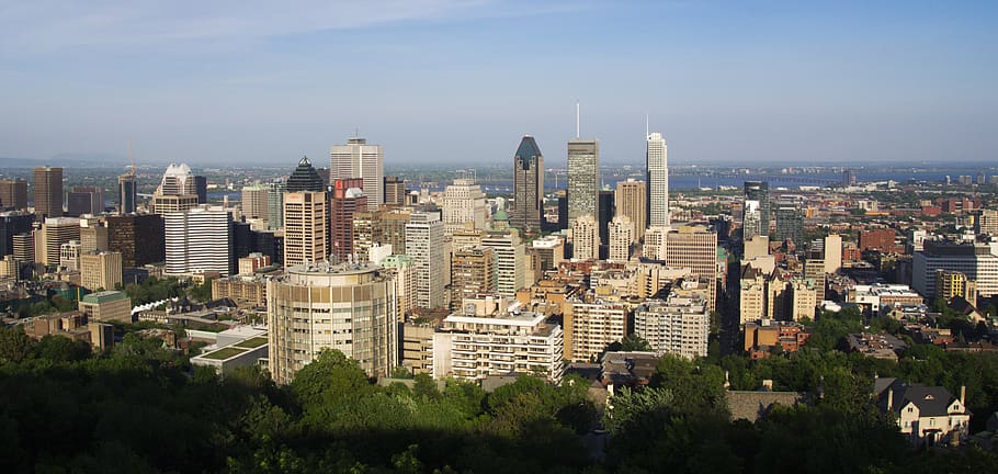 canada, montreal, skyline, building exterior, city, architecture HD wallpaper