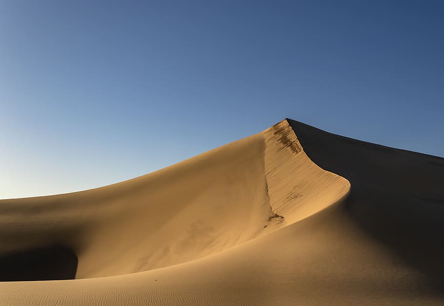 sand mountain during daytime, soil, outdoors, nature, dune, desert HD wallpaper
