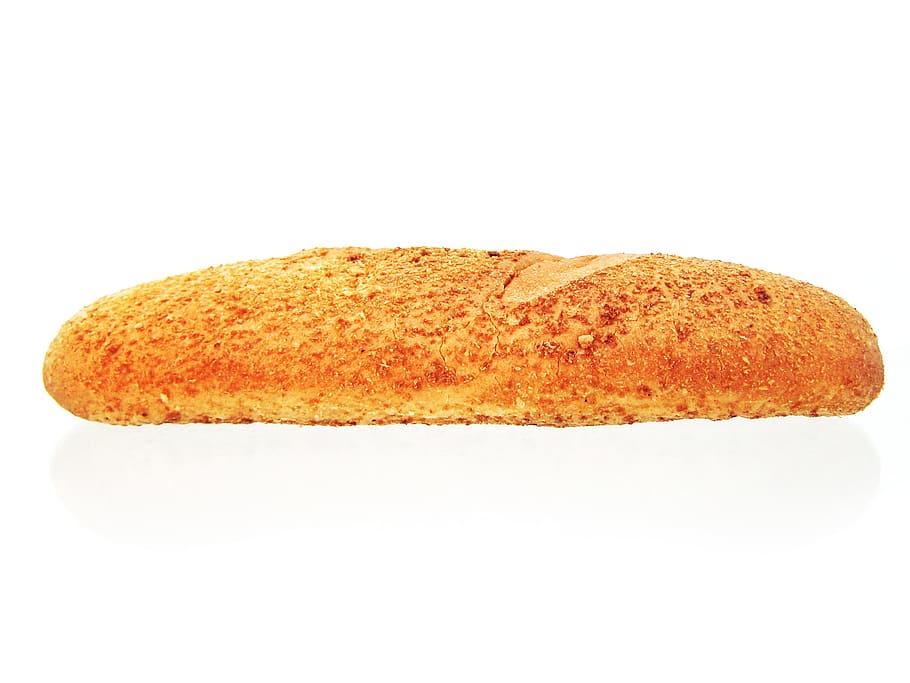 bread, loaf, white, isolated, object, bakery, baked, food, flour HD wallpaper