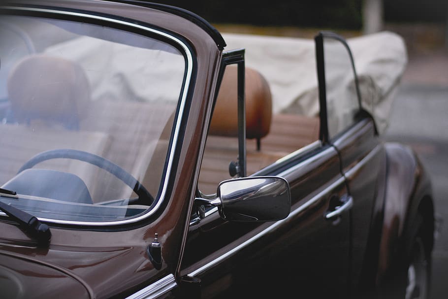 vw beetle, auto, volkswagen, oldtimer, vehicle, classic, vintage HD wallpaper