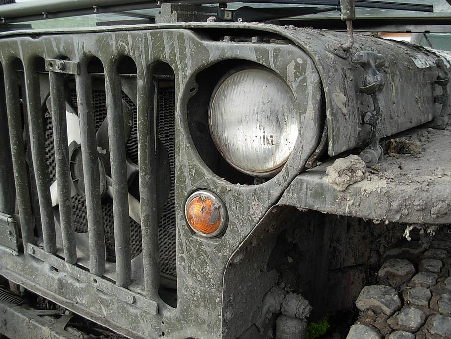 austria, steyr, light, mud, kühler, jeep, off road, challenge HD wallpaper